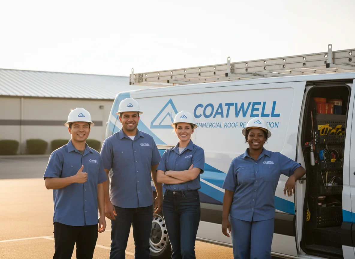 Commercial roof coating company in Lewisville, IN